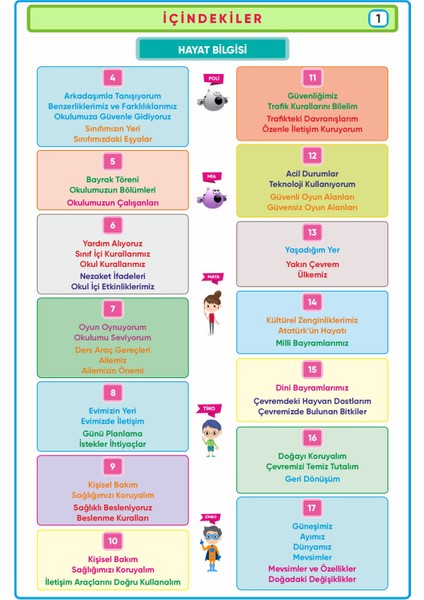 İlkokul 1. Sınıf Canlanan Sorular Bulmaca Kitabı - Matematik Kitabı -Matematik Takvimi