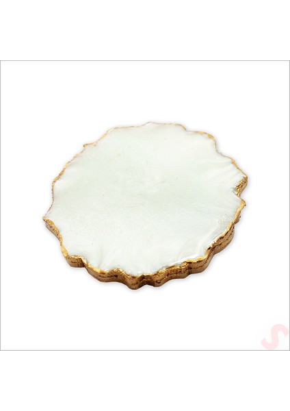 Kutulu ve Süslü 6,50 cm Epoksi Magnet, Altın - 1 Adet indirimleri