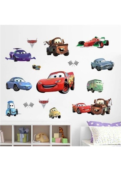 Çocuk ve Bebek Odasi Cars Arabalar Sticker Seti