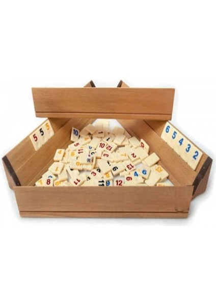 Büyük Boy Cilalı Ahşap Okey Takımı fiyatları