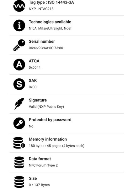 Rfgate Metal Üstü Nfc Etiket 35MM Dia