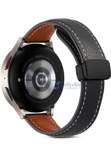 Huawei Watch GT GT2 GT3 GT4 GT5 42mm/Honor Magic 2 Kordon Magnetli PU Deri Kordon 20mm fiyatları