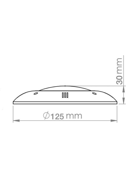 8 Watt Smd LED Beyaz Mini Sıva Üstü Havuz Lambası