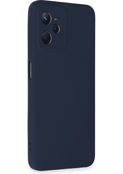Dijimedia Realme C35 Kılıf Nano Içi Kadife Silikon - Lacivert fiyatları