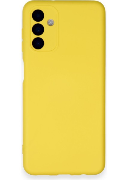 Dijimedia Samsung Galaxy A14 4g Kılıf Nano Içi Kadife Silikon - Sarı