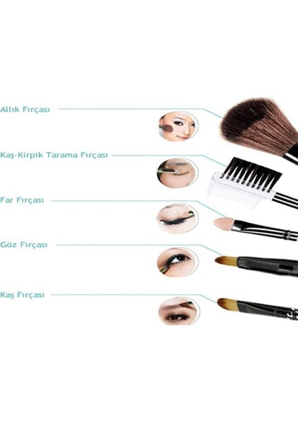 Makyaj Fırça Seti (5 Parça) fiyatları