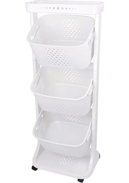 Banyo Mutfak Kat Kat Sepet Organizeri No: 3 fiyatları