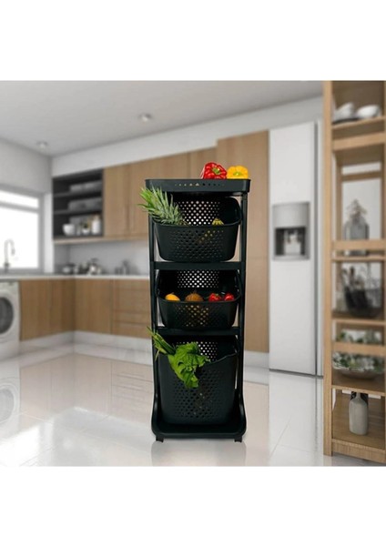 Banyo Mutfak Kat Kat Sepet Organizeri No: 4 fırsatları