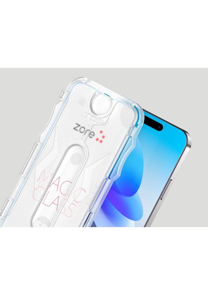 Apple Iphone 14 Pro Max Için Kolay Uygulama Aparatlı 5d Cam Ekran Koruyucu Siyah