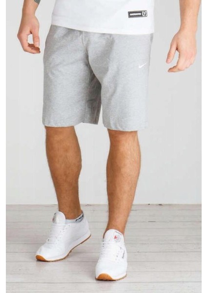 Sportwear Crusader Gri Pamuklu Ince Erkek Spor Şortu indirimleri