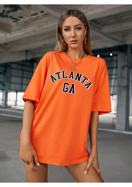 Unisex Oversize Baskılı T-Shirt