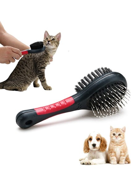 1 Pet Silikon Masaj Fırçası + Kısa Saç Fırçası ile Masterr 2 (Yurt Dışından)