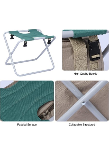 Katlanabilir Bahçe Taburesi, Çıkarılabilir Bahçe Alet Çantası, Küçük Çok Amaçlı Sandalye, Kamp, Balıkçılık, Açık Hava Sporları Için Çok Uygun (Yurt Dışından) indirimleri
