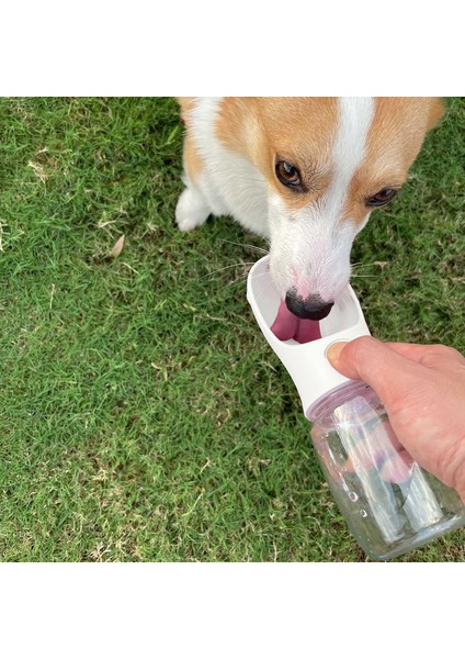Köpek Su Şişesi, Evcil Hayvanlar Için Açık Hava Yürüyüşü, Doğa Yürüyüşü, Seyahat (BEYAZ/550ML) (Yurt Dışından) modelleri