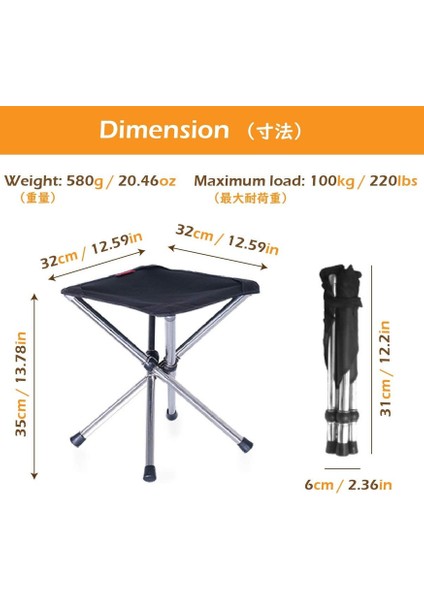 Katlanır Tabure Küçük Teleskopik Kamp Taburesi Mini Taşınabilir Sandalye Katlanır Tabure Yürüyüş Bahçe Barbekü Plaj Balıkçılık Voayge (Yurt Dışından) fiyatları