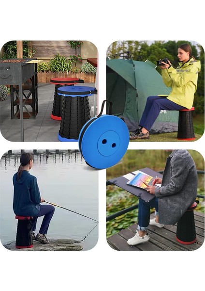 Katlanabilir Plastik Taşınabilir Seyahat Koltuğu (Mavi) (Yurt Dışından) fiyatları