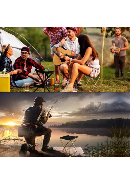 1 Mini Portatif Tabure, Saklama Çantalı Katlanır Kamp Taburesi, Balıkçılık, Kampçılık, Barbekü, Yürüyüş, Bahçe Pikniği Için Kullanılır (30CM * 25CM * 20CM) (Yurt Dışından) fiyatları