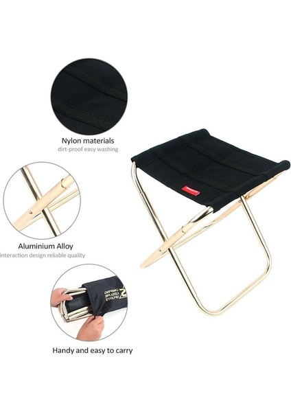 Taşınabilir Katlanır Ultra Hafif Kamp Taburesi, Saklama Çantası Ile. (Yurt Dışından) indirimleri