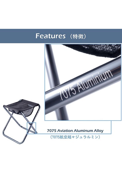 Mini Katlanır Kamp Taburesi Mini Taşınabilir Katlanır Sandalye Sırt Çantalı Mini Taşınabilir Sandalye, Yürüyüş, Bahçe Barbekü, Plaj Voayge Balıkçılık Için Kullanılır (Yurt Dışından) fırsatları