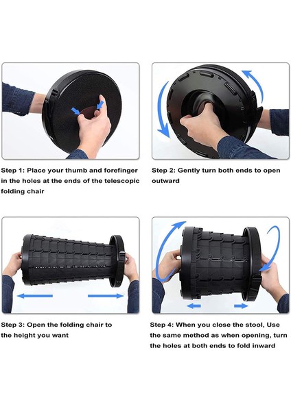 Taşınabilir Teleskopik Kamp Taburesi (Yurt Dışından) fırsatları