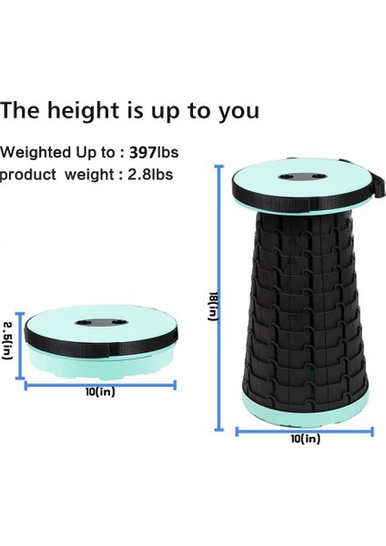 Taşınabilir Teleskopik Kamp Taburesi (Yurt Dışından) indirimleri