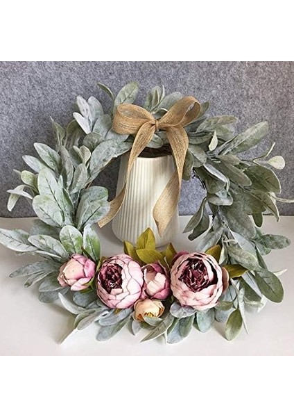 1 Adet, Ön Kapı Için Çelenk Bitki Çelenkler Ev Dekor Pencere Duvar Parti Düğün Için Noel Çelenk Noel Dekorasyon (46 Cm) (Yurt Dışından) fiyatları