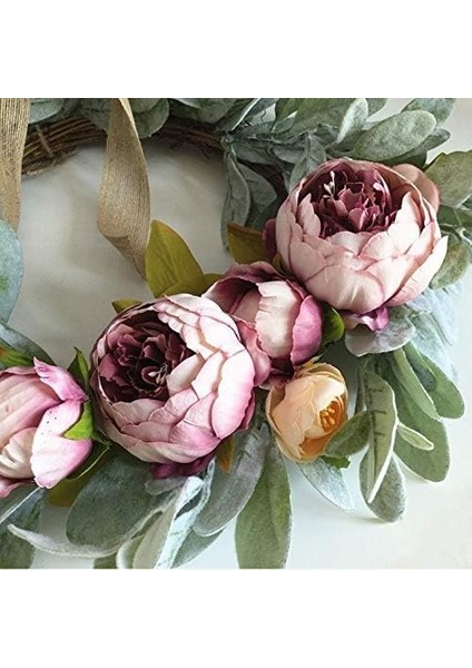 1 Adet, Ön Kapı Için Çelenk Bitki Çelenkler Ev Dekor Pencere Duvar Parti Düğün Için Noel Çelenk Noel Dekorasyon (46 Cm) (Yurt Dışından) indirimleri