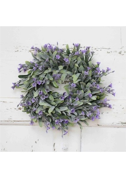 1 Adet, Çelenk Simülasyon Çelenk Yeşil Yaprak Oturma Odası Için Düğün Parti Kapalı Dekor, Simülasyon Yeşil Bitki Orman Çelenk (Renk B, 30CM) (Yurt Dışından)