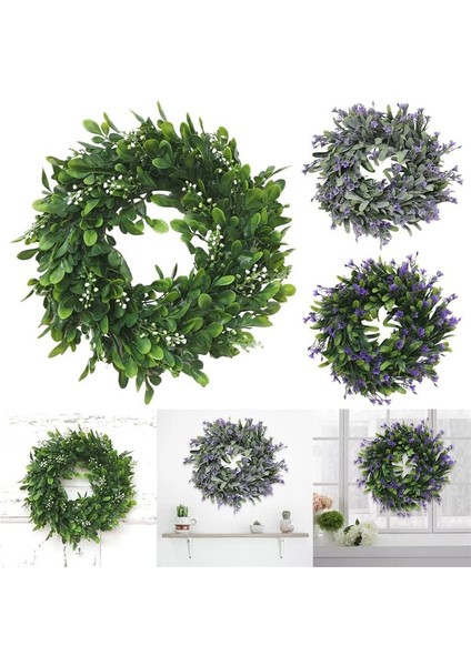 1 Adet, Çelenk Simülasyon Çelenk Yeşil Yaprak Oturma Odası Için Düğün Parti Kapalı Dekor, Simülasyon Yeşil Bitki Orman Çelenk (Renk B, 30CM) (Yurt Dışından) fiyatları