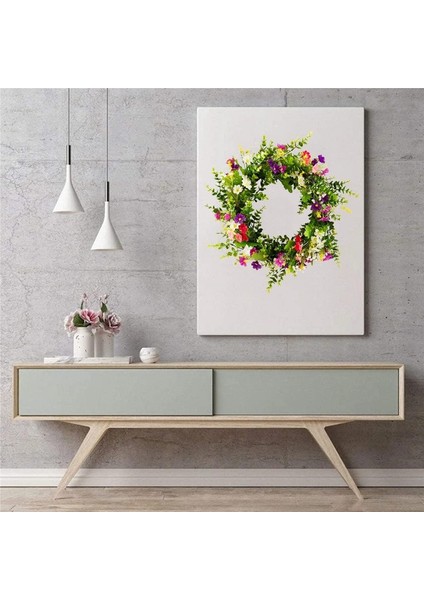 1 Adet, Yaz Okaliptüs Çelenk Çiçek Garland Dekoratif Kapı Pencere Duvar Ofis Asılı Festivali Kutlamaları (45 Cm) (Yurt Dışından) fiyatları
