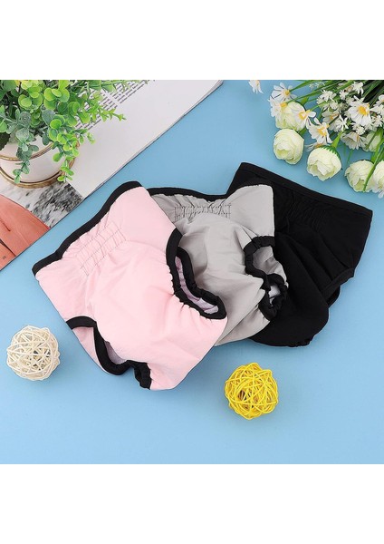 Köpek Bezi, 3'lü Paket Yıkanabilir Köpek Bezi Yeniden Kullanılabilir Yıkanabilir Köpek Bezi Dişi Köpek Pantolonu Farklı Köpek Türleri Için Sıhhi Köpek Pedleri S (S) (Yurt Dışından) fırsatları