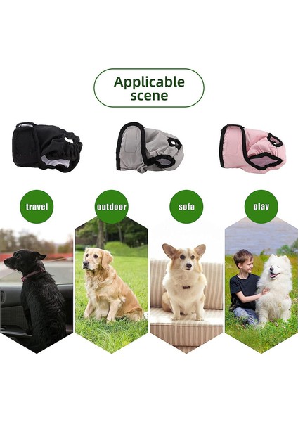 Köpek Bezi, 3'lü Paket Yıkanabilir Köpek Bezi Yeniden Kullanılabilir Yıkanabilir Köpek Bezi Dişi Köpek Pantolonu Farklı Köpek Türleri Için Sıhhi Köpek Pedleri S (S) (Yurt Dışından) indirimleri