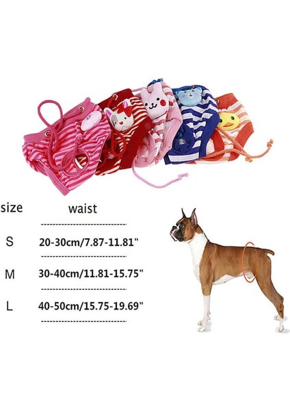 Külot Köpekler Isıtır Köpek Bezi Köpek Nappy Köpek Bezi Erkek Kadın Köpek Bezi Köpek Bezi Pantolon Ayı, Küçük (Yurt Dışından) fiyatları