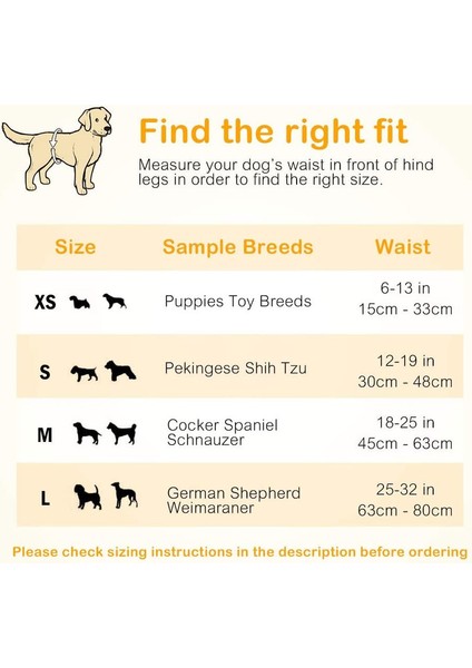 Islaklık Göstergesi Dahil Köpekler Için Tek Kullanımlık Köpek Bezleri Emici Çocuk Bezleri (M 10COUNT (18"-25")) (Yurt Dışından) indirimleri