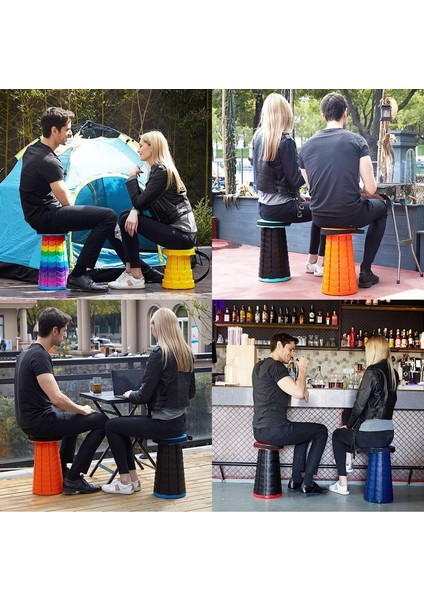 Taşınabilir Geri Çekilebilir Katlanır Tabure (Mavi) (Yurt Dışından) indirimleri