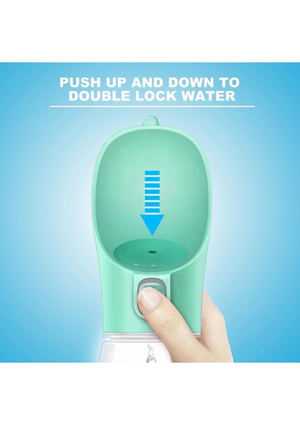 350ML Sızdırmaz Köpek Su Sebili, Seyahat Açık Hava ve Yürüyüş Için Pet Su Şişesi (Yurt Dışından) modelleri