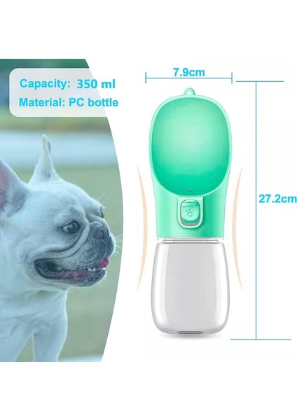 350ML Sızdırmaz Köpek Su Sebili, Seyahat Açık Hava ve Yürüyüş Için Pet Su Şişesi (Yurt Dışından) fırsatları