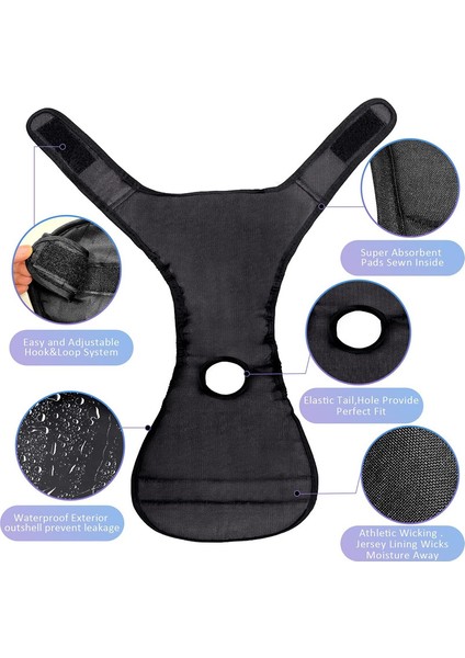 Köpek Bezi Yıkanabilir ve Yeniden Kullanılabilir Rahat Uzun Seyahatlerde Evcil Hayvan Inkontinansı Için Dayanıklı. (Aqk1, Xs) (Yurt Dışından) fırsatları