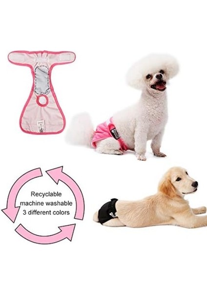 Bez Bebek Bezi Dişi Köpek Yeniden Kullanılabilir Yavru Köpek Bezi Bebek Bezleri Için Fizyolojik Pantolon Sürtükler (3'Lü Paket) (Xs) (Yurt Dışından) fırsatları