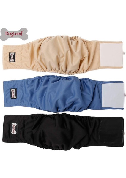 Erkek Köpekler Için 3'lü Paket Yıkanabilir Bebek Bezi [3 Parça], Köpek Eğitimi Için Hijyenik Pantolon, 6 Beden Mevcuttur (S, 30-40CM) (Yurt Dışından) fiyatları