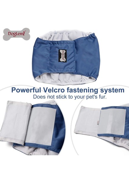 Erkek Köpekler Için 3'lü Paket Yıkanabilir Bebek Bezi [3 Parça], Köpek Eğitimi Için Hijyenik Pantolon, 6 Beden Mevcuttur (S, 30-40CM) (Yurt Dışından) indirimleri