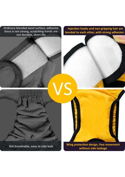 Dişi Köpek Bezi Yeniden Kullanılabilir Köpek Külotu Isı ve Konforlu Köpek Külotu Köpeklerde Kaçırma ve Menstrüasyon Için En Iyi Çözüm (3'lü Paket). (Yurt Dışından) fırsatları