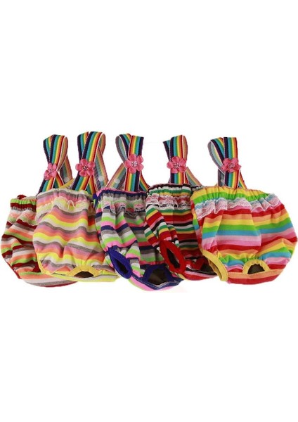 2'li Köpek Bezi, Köpekler Için Askılı Hijyenik Evcil Hayvan Pantolonu, Rastgele Renk (Xs) (Yurt Dışından) modelleri