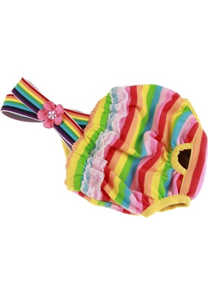 2'li Köpek Bezi, Köpekler Için Askılı Hijyenik Evcil Hayvan Pantolonu, Rastgele Renk (Xs) (Yurt Dışından) indirimleri