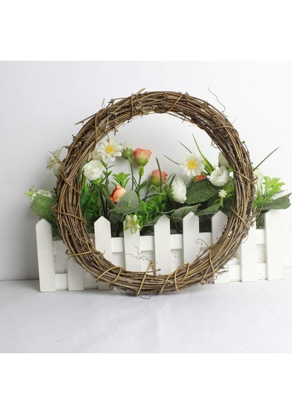 10 Adet Rattan Çelenk Yüzük Dıy Çiçekçi Asma Dalları Doğal Asma Zanaat Rattan Hasır Çember Garlands Ev Için (10 Cm) (Yurt Dışından) fiyatları
