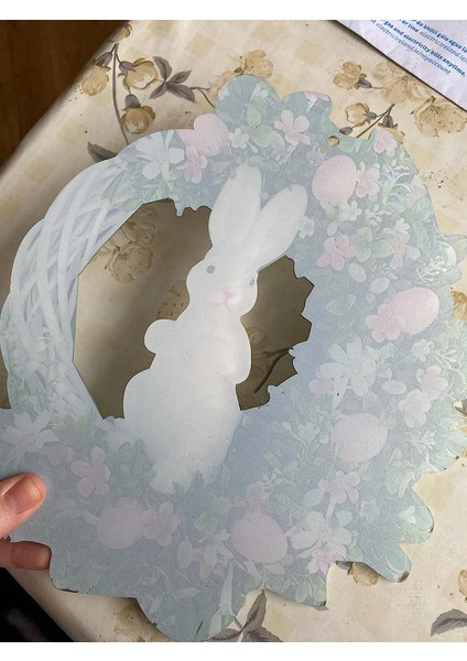 1 Adet, Sarı Tavşan Çelenk Dekorasyon Paskalya Çelenk Ön Kapı Dekorasyon Tavşan Yumurta Berry Çiçek Çelenk Açık Bahar Dekorasyon (Yurt Dışından) fiyatları