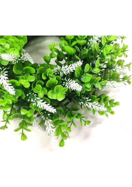 1 Adet, Yapay Küçük Papatya Çiçekler Çelenk Yeşil Yapraklar Okaliptüs Garland Ev Dekorasyon Için Kapı Dekor (38 Cm) (Yurt Dışından) modelleri