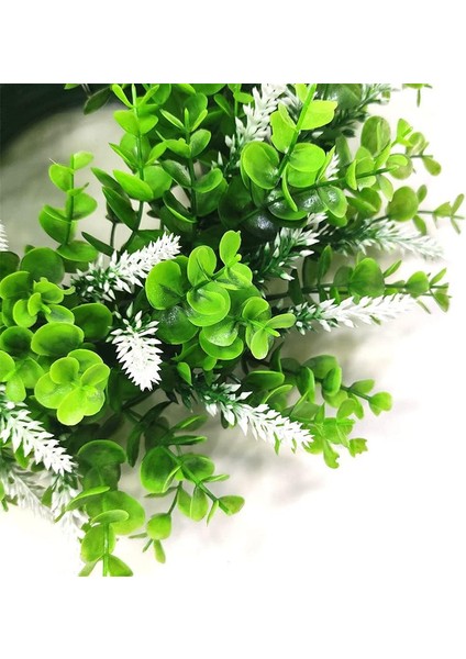 1 Adet, Yapay Küçük Papatya Çiçekler Çelenk Yeşil Yapraklar Okaliptüs Garland Ev Dekorasyon Için Kapı Dekor (38 Cm) (Yurt Dışından) fırsatları