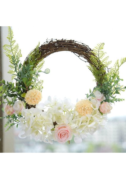 1 Adet, Kapı Çelengi, Yapay Çelenk, Pvc Kapı Çelengi Yapay Çelenk Ön Kapı Için Beyaz Kapalı Açık Noel Düğün Dekorasyonu (Beyaz, 28CM) (Yurt Dışından) fiyatları