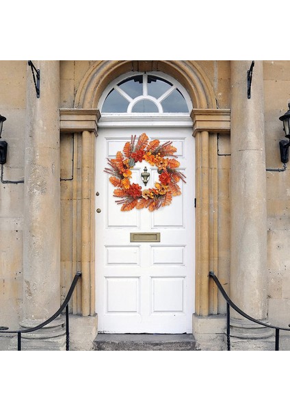 1 Adet, Yapay Sonbahar Kapı Çelengi Dekorasyonu (45CM) (Yurt Dışından) indirimleri